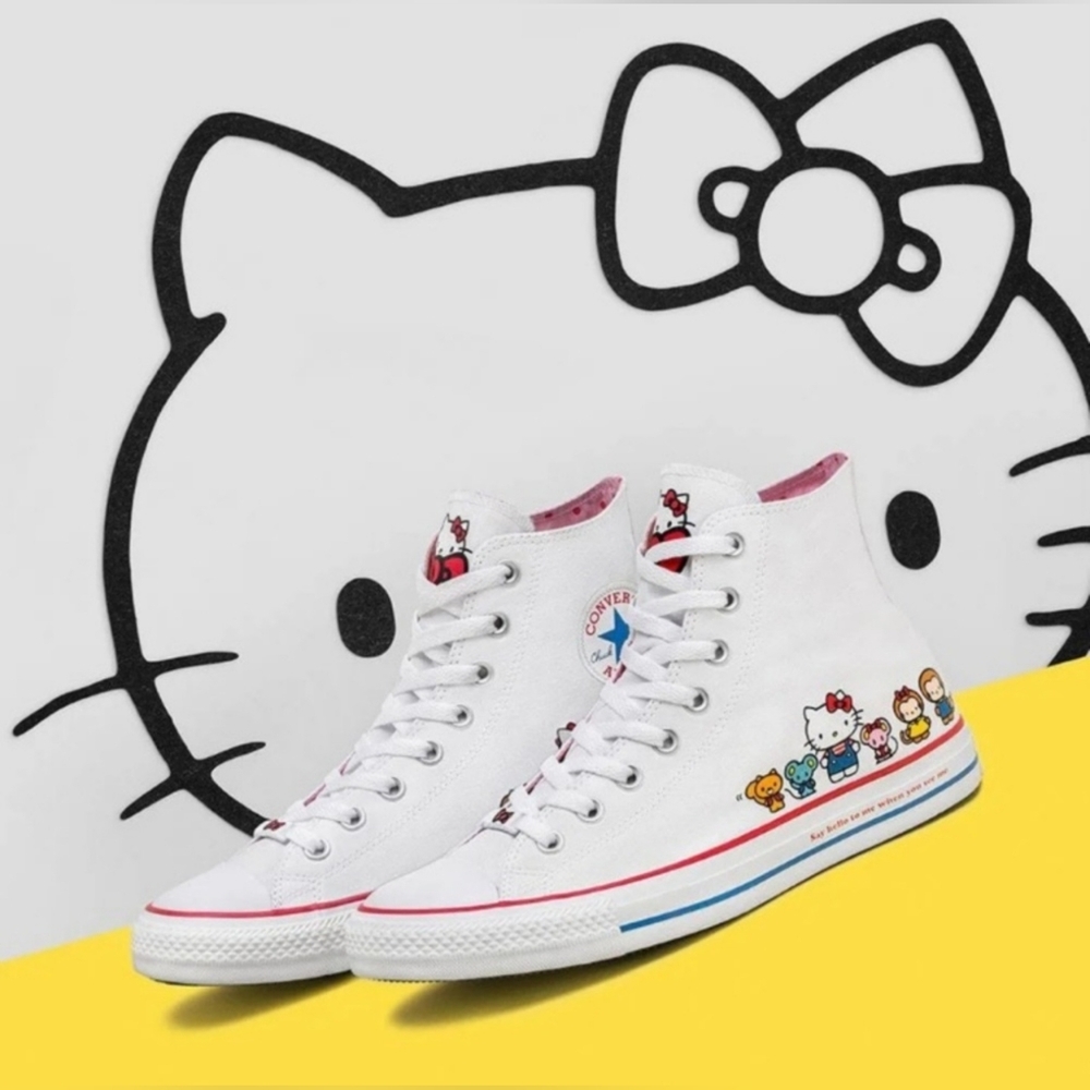 Converse Limited Edition Sanrio Hello Kitty Chuck Taylor All Star Sneakers White